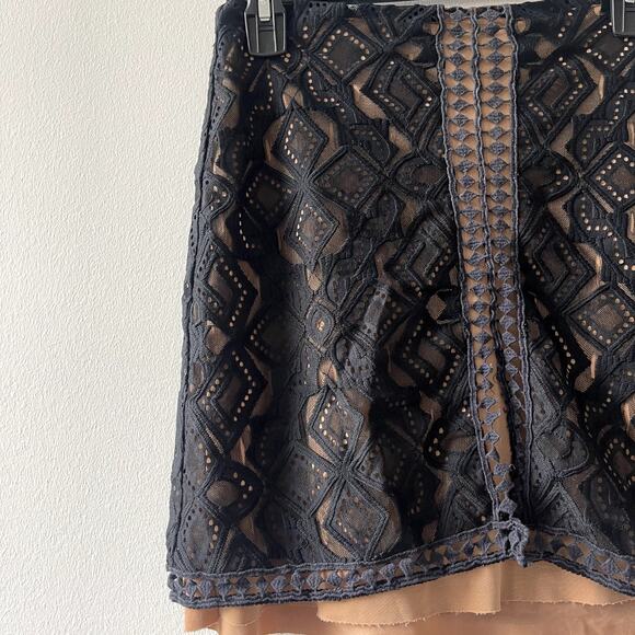 For Love And Lemons x Raye Black Lace Mini Skirt - Small - Picture 9 of 10